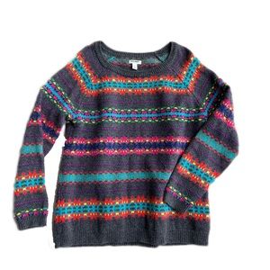 vintage style knit old navy sweater! oversized and super cute for winter
